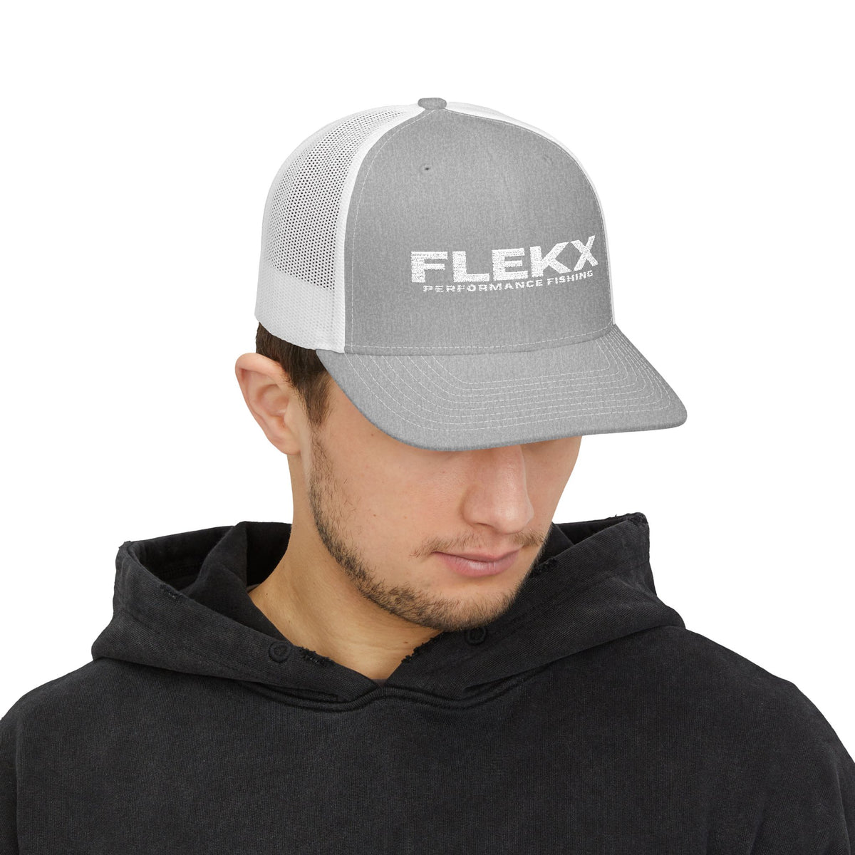 FLEKX Performance Fishing Snapback Trucker Cap