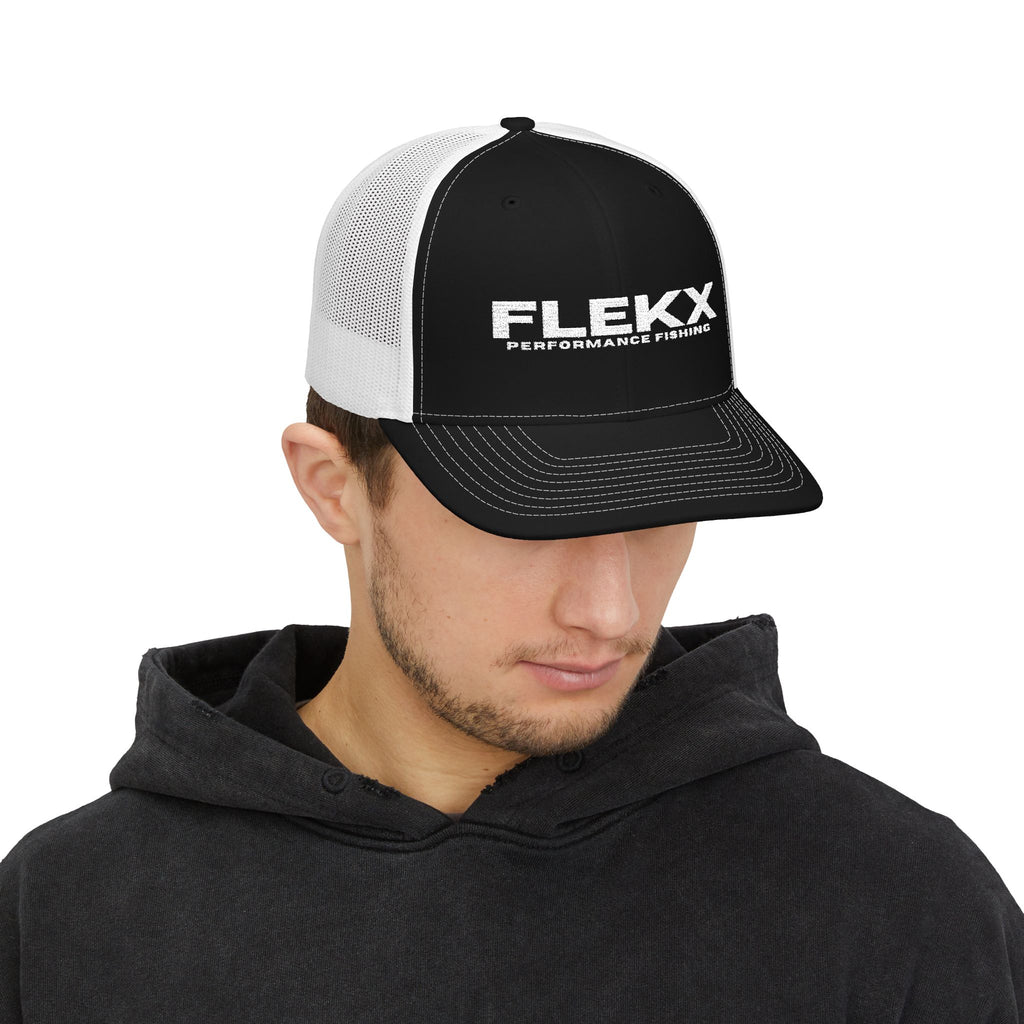 FLEKX Performance Fishing Snapback Trucker Cap